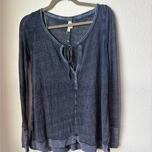 We The Free Indigo Long Sleeve Top
